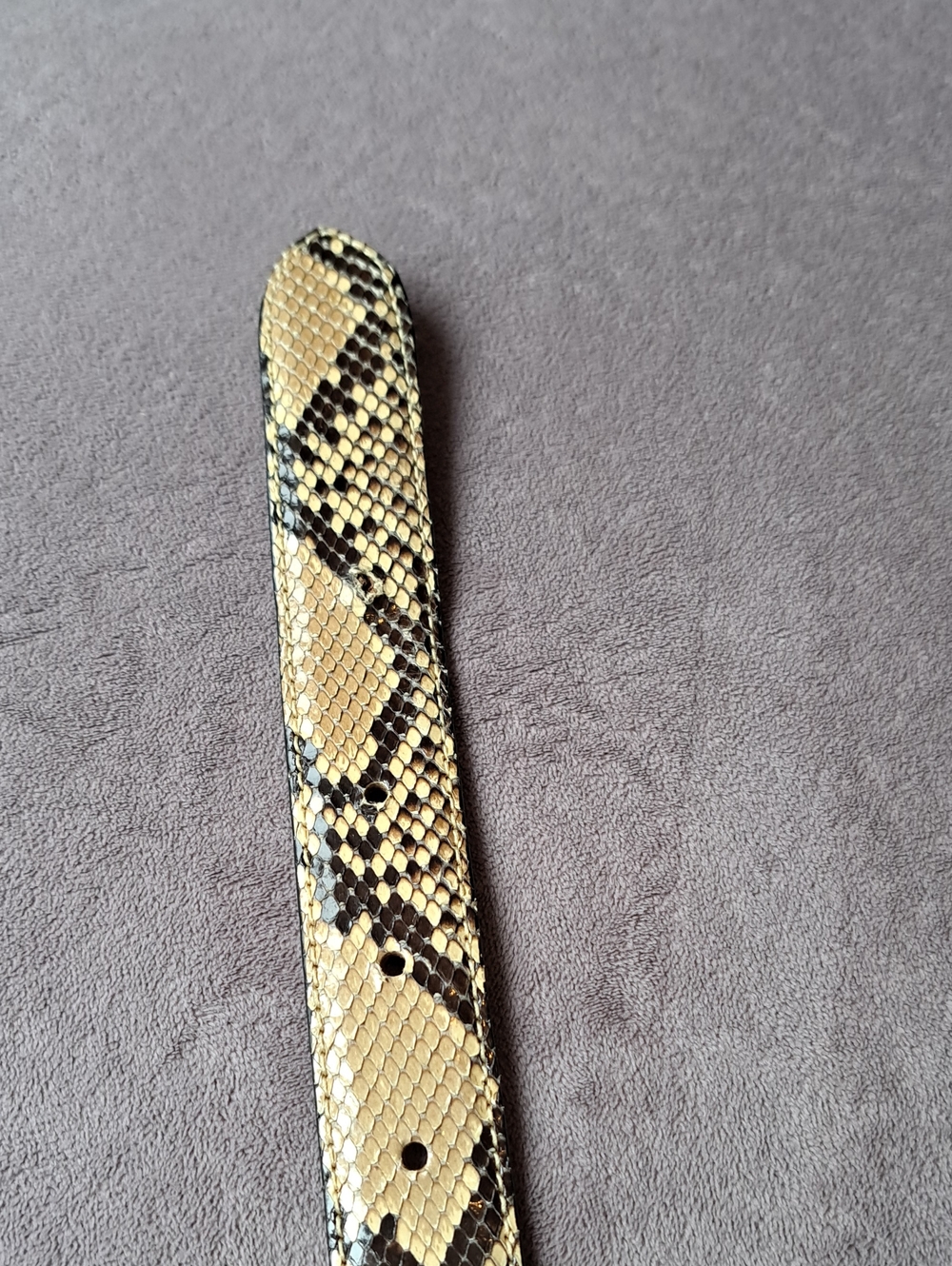 Vintage Python Leather Belt - Picture 7 of 7